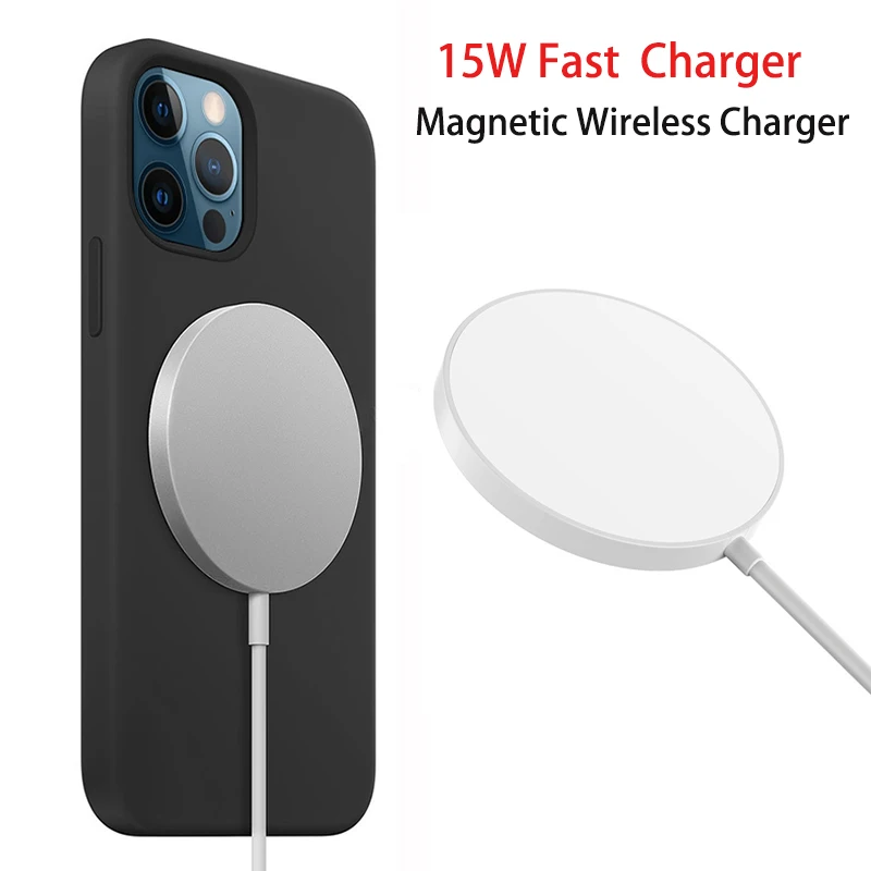 Беспроводное зарядное устройство с магнитом 15 Вт для IPhone 12 Pro Max Mini быстрая