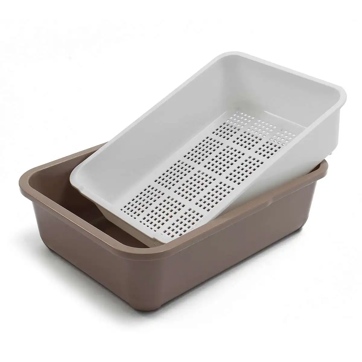 Cat Litter Box Cat Toilet Pine Litter Bedpans Semi-Closed Anti-splashing Cat Pot Crystal Sand/bentonite/tofu available Cat Litter Box Cat Toilet Pine Litter Bedpans Semi-Closed Anti-splashing Cat Pot Crystal Sand/bentonite/tofu available