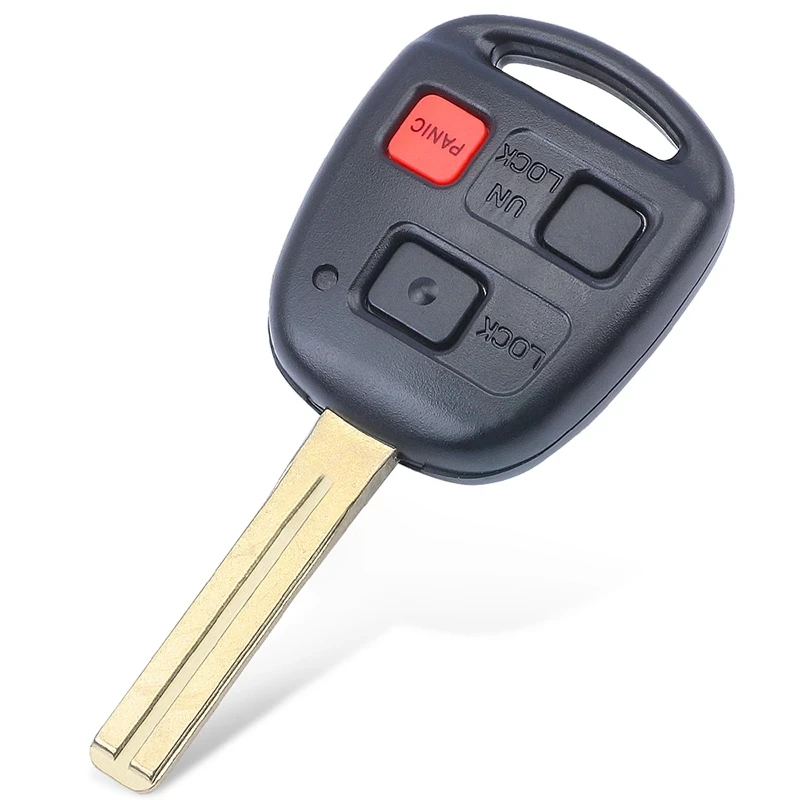 DIYKEY 3 Buttons Upgraded HYQ1512V Remote Key Fob For Lexus LX470 GX470 2003 2004 2005-2009 315MHz 4C 4D67 4D68 Chip TOY48 Blade