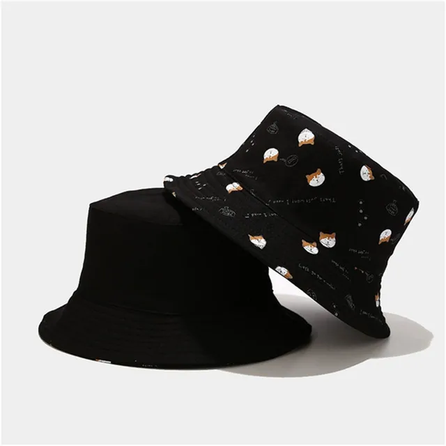 Cappello Donna Cappello Pescatore Reversibile Unisex Cotone