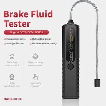 

BF100 Auto Brake Oil Testing Pen Car Brake Fluid Tester Tool 12V LED Indicator Check Tester Auto Inspection Tools