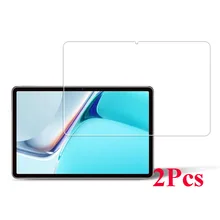 

2PCS Fingerprints HD Tablet Screen Protector For Huawei MatePad 11 DBY-W09 L09 10.95 2021 Anti Tempered Glass Protective Film