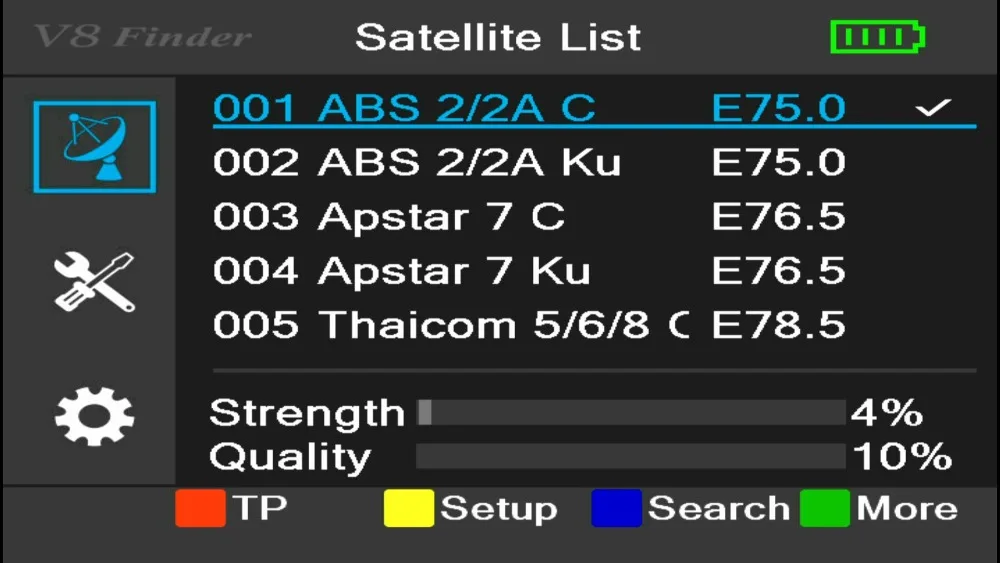 GTMEDIA V8 Finder цифровой спутниковый искатель DVB-S2 DVB S2X ACM Высокое разрешение 3," ЖК-спутниковый искатель MPEG-2 MPEG-4 спутниковый искатель