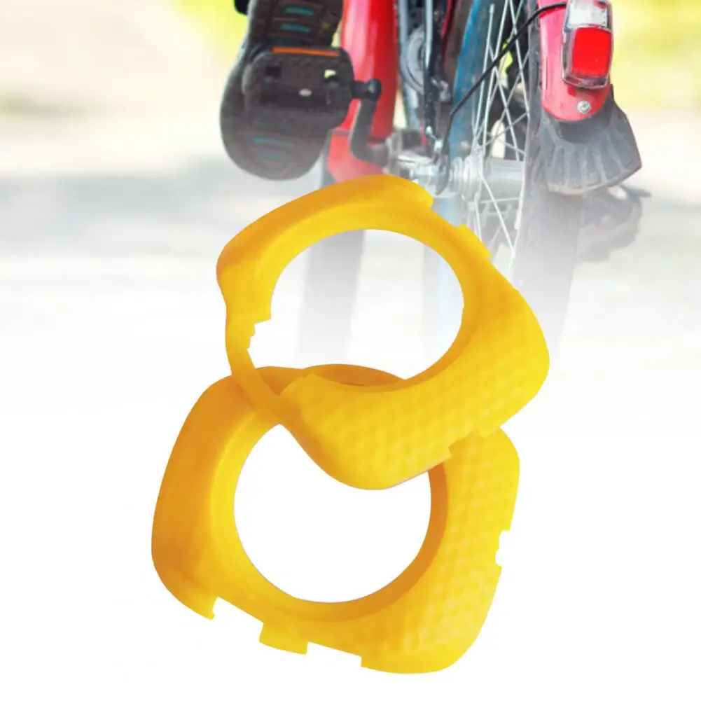 2Pcs/Set Cleat Pedal Cover Quick Release Anti slip Plastic Light Action Cleats Protection Cover