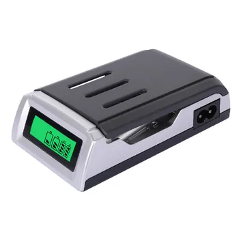 

4 Slots LCD Display Smart Intelligent Battery Charger for 1,2,3,4 Ni-MH Ni-CD AA/AAA Rechargeable Battery Batteries UK/EU Plug