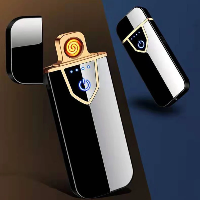 Беспламенная перезаряжаемая электрическая зажигалка с гнездом USB аксессуары для