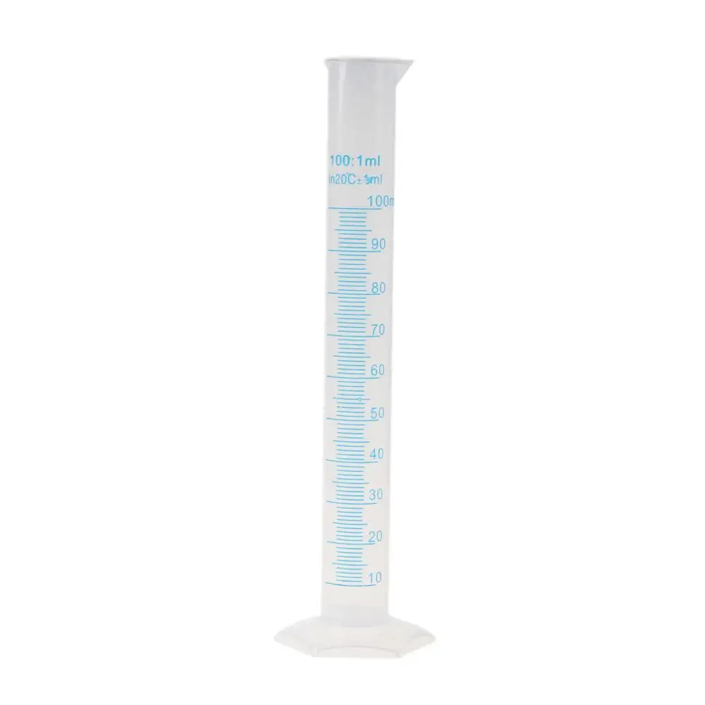 

100mL Measuring Cylinder Laboratory Graduated Trial Test Tube Jar Tool D14