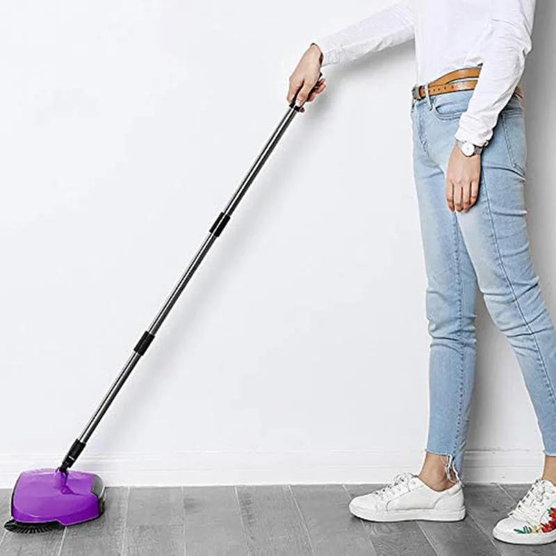 

Multifunctional Sweeper Hand Push Automatic Cleaning,360 Degree Rotation Household Foor Dust Mop Carpet Sweeper