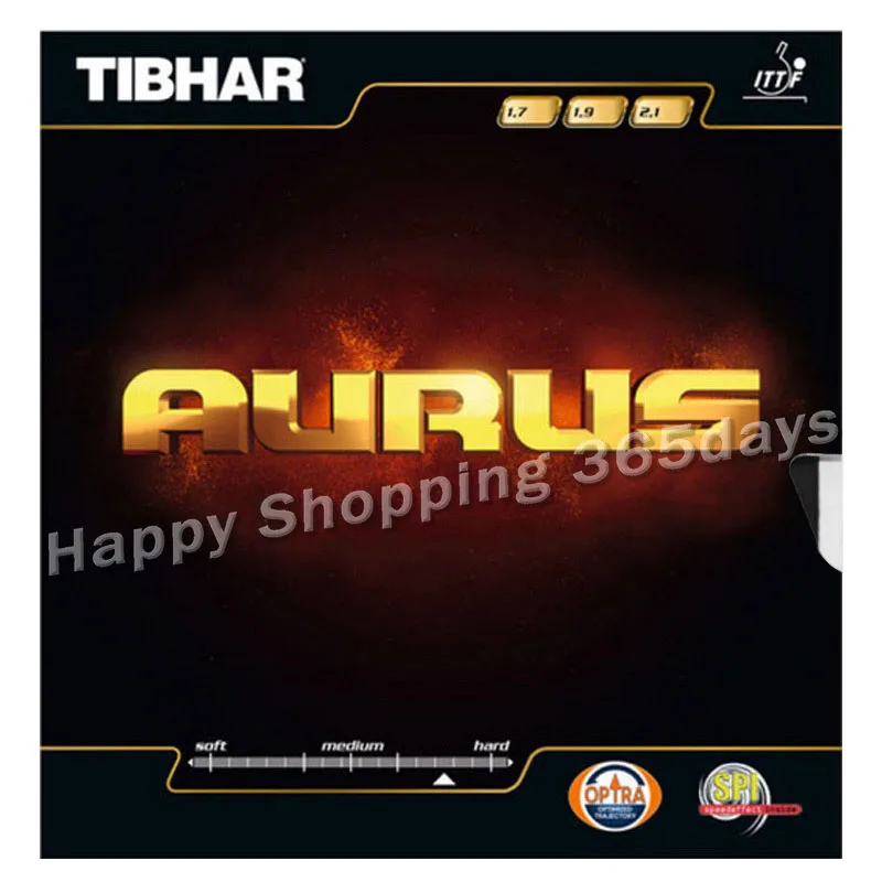 

Original Tibhar Aurus SOFT Sound pimples in table tennis rubber rackets racquet sports fast attack loop made in germany