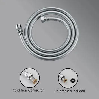 

59inch PVC Shower Hose Tube 1.5m GI/2 Universal Interface Flexible Anti Winding Water Pipe Bathroom Accessories