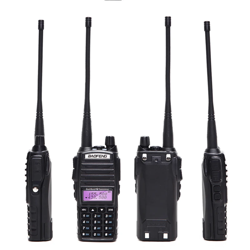 2 шт. BaoFeng UV-82T трехдиапазонная рация 136-174 МГц 220-260 МГц 400-520 МГц amatuer двухстороннее портативное радиоприемник UV-82 uv82