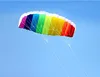 free shipping dual line parafoil kite flying tools line power braid sailing kitesurf rainbow outdoor toys sports beach weifang 5