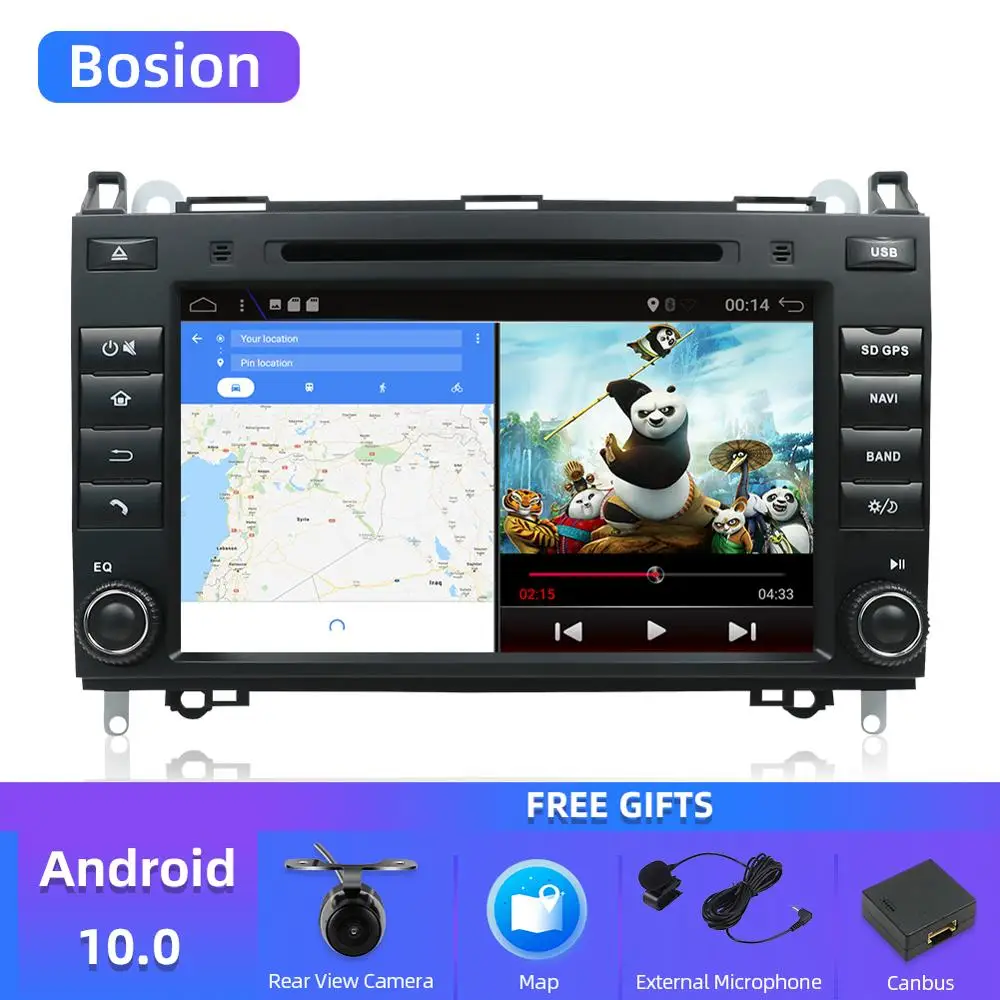 Bosion Android 10 0 Car Dvd Radio Multimedia For Mercedes Benz B0 W906 Sprinter Volkswagen Crafter Lt3 06 12 Bluetooth 5 0 Car Multimedia Player Aliexpress