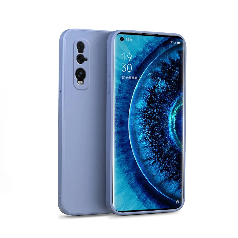 Enhanced Silicone Case with Camera Protection - Stylish Square Design and Cute Back Cover