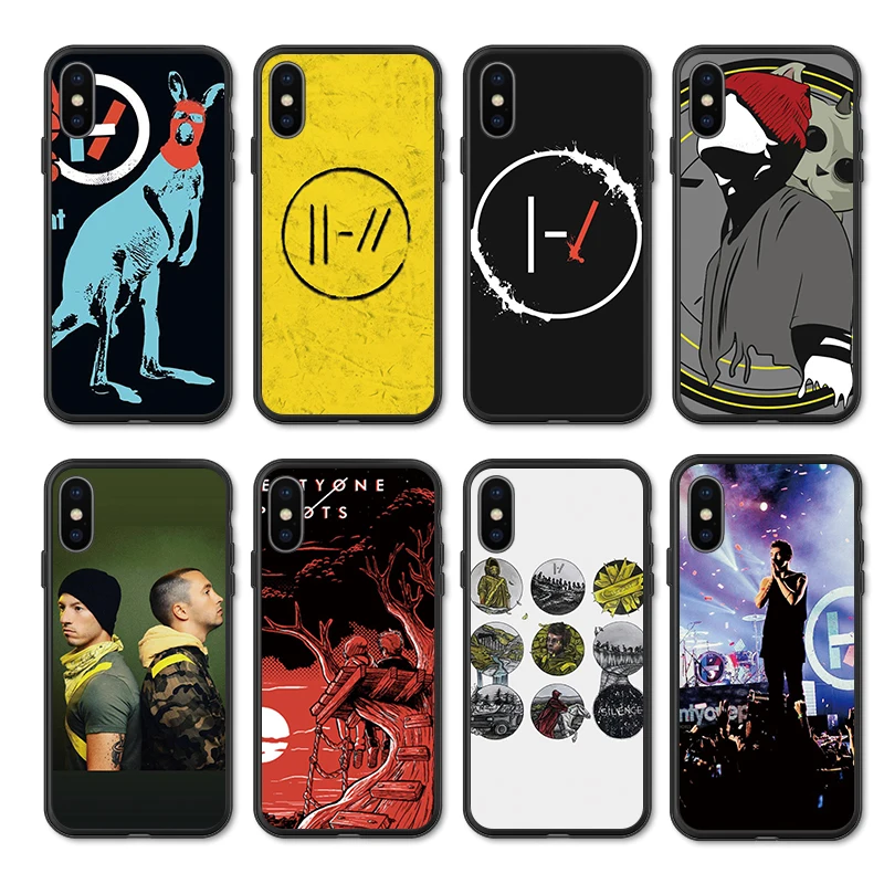 Чехол для телефона twenty one pilots iPhone 11 Pro Max X XS XR 8 7 6 5 s Plus мягкий силиконовый чехол из