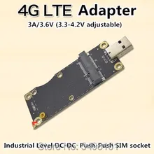 Mini PCI-E Mini PCI-Express к USB адаптеру, карта WWAN к USB адаптеру со слотом для sim-карты для 3g/4G LTE WWAN/LTE модуля