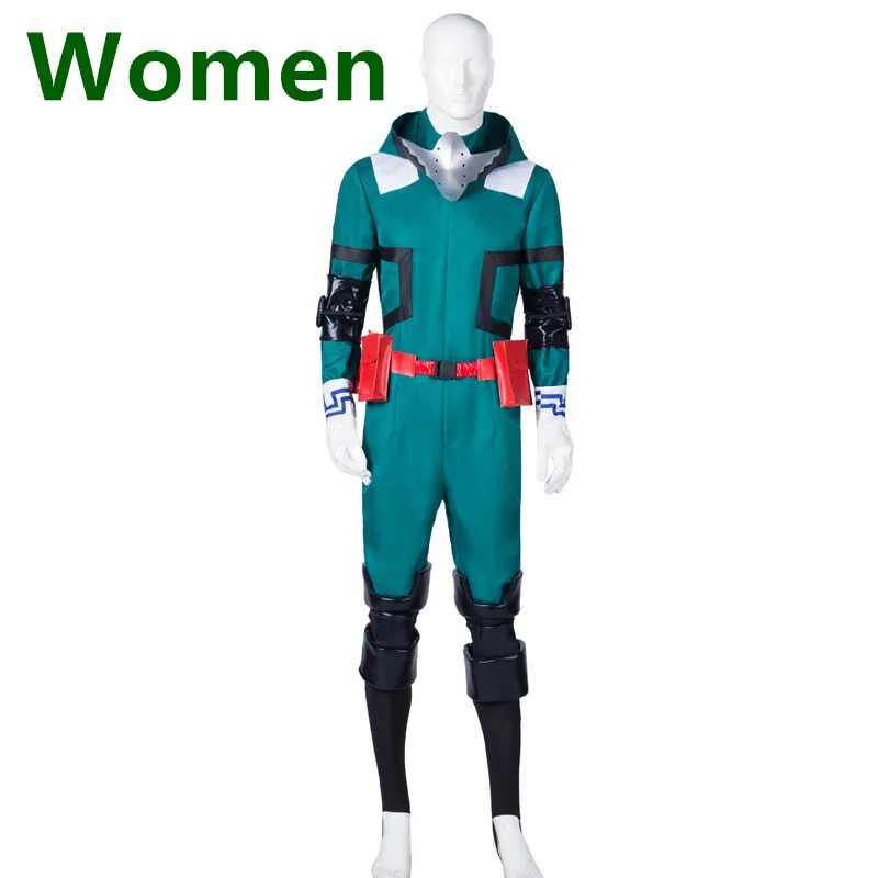 Women My Hero Academy Boku no Hero Academy Midoriya izku Deku Косплей Костюм пояс аксессуар комбинезон мужские костюмы для Хэллоуина для женщин - Цвет: Women