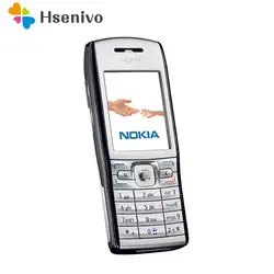 100% Оригинальный телефон Nokia E50 2,2 дюймов разблокированный телефон 1.3MP MP3 Bluetooth Symbian OS 9,1 Бесплатная доставка