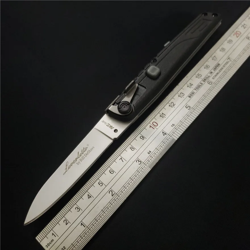 

Lism Store Horizontal Folding Knives 440 Blade NGF Handle Outdoor Tactical Camping Survival Pocket Knife EDC Tools