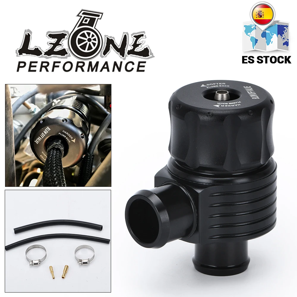 Lzone - Turbo Deviatore Discarica Blow Off Valve Universale 1.8T 25 Millimetri Di Montaggio In Alluminio Blow Off Valve Turbo Wastegate Bov Con Adpate