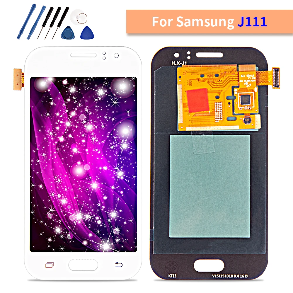 

Quality Amoled LCD For Samsung Galaxy J1 Ace J111 J111F J111M J111FN LCD Display Touch Screen Digitizer Assembly Replacement