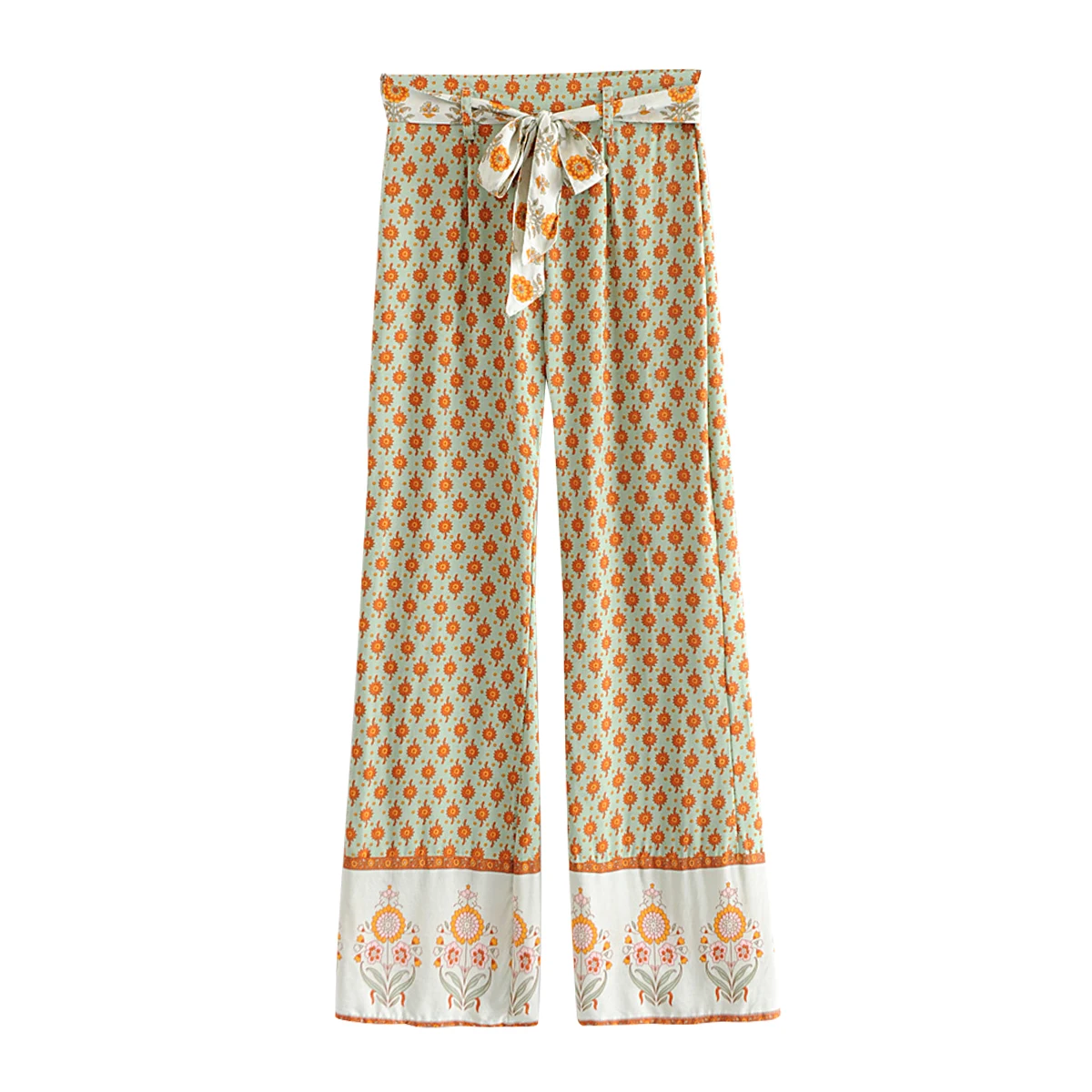 Pants Отрегулируйте ремни, майка Бохо с цветочным принтом, топ с v-образным вырезом, сексуальные летние рубашки, майки, Повседневные базовые Топы, жилет, женская одежда - Цвет: Pants