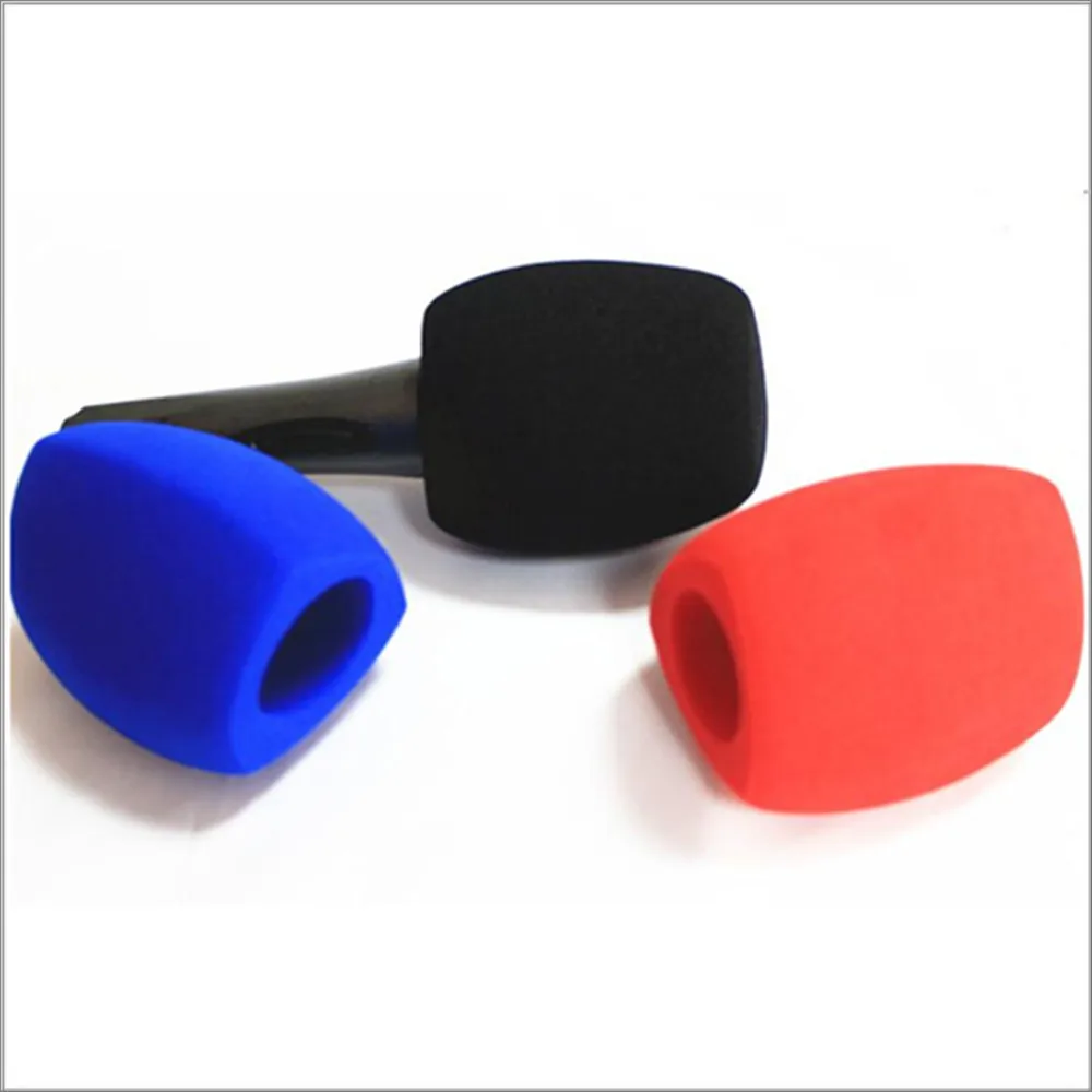 Foam Microphone Windscreen Mic Foam Cover Windshields for Handheld microphone Interview microphones 3 colors