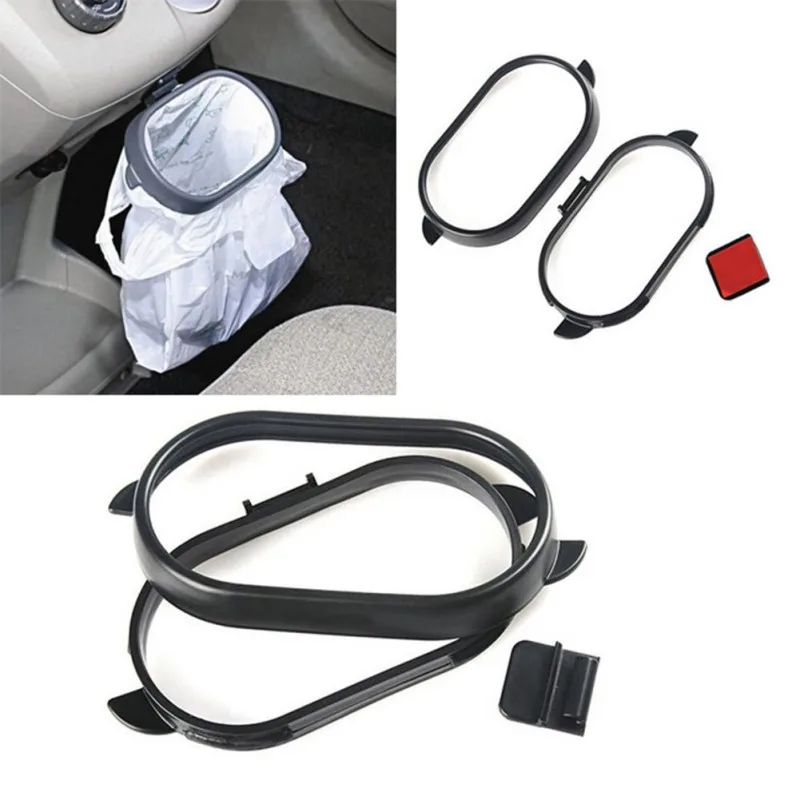 

2020 Durable Foldable Car Trash Bin Frame Auto Garbage Bin Auto Rubbish Storage Waste Organizer Bag Bucket Accessories Car Clips
