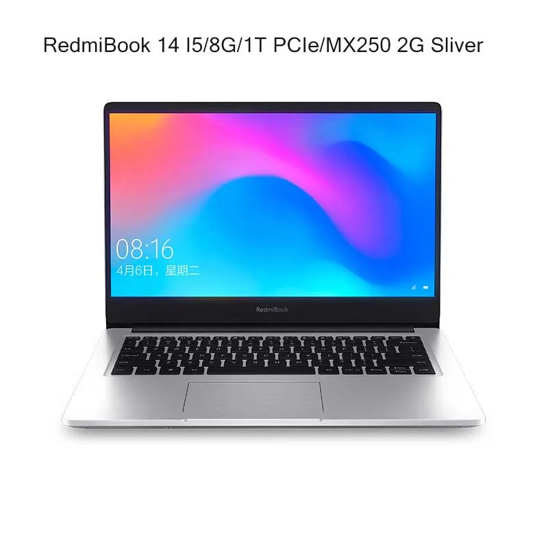 Xiaomi RedmiBook ноутбук 14,0 дюймов Enhanced i5-10210U MX250 8 Гб DDR4 1 ТБ/512 ГБ SSD Windows 10 студент Портативный Тетрадь - Цвет: i5 1TB Sliver