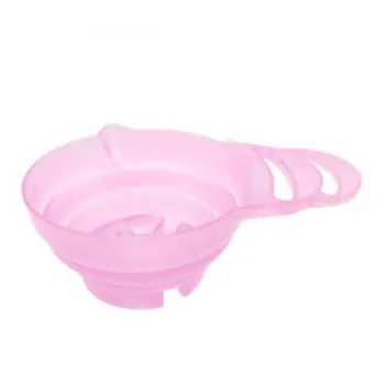 

Plastic Hair Dye Tint Mixing Bowl with Handle Bowl Hairdressing Styling Tools for Barbershop Hairdresser