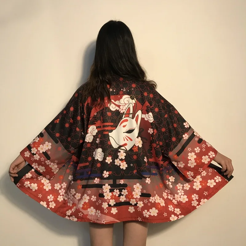 Japanese Kimono Japanese Kimono Cardigan Japanese Kimono Shirt Women Kimono Cardigan Haori Clothes Yukata Women Japanese Streetwear Summer Beach Obi