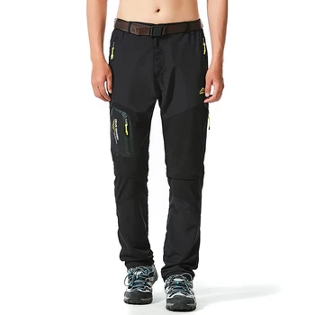

Men Zip Off Pants Quick Drying Trousers for Outdoor Summer Climbing Hiking H7JP