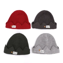 Красивая зимняя теплая Шапка-бини для косплея в городе Ривер-Вэлли, Эксклюзивная вязаная шапка с короной, вязаная шапка для школы