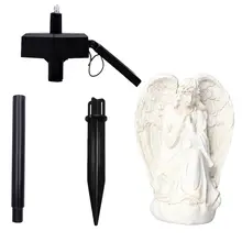 Солнечный газон лампа светодиодный светильник водонепроницаемый открытый угол-статуя декоративный фонарь для сада из пряжи