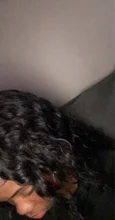 Cranberry-peluca con cierre de encaje 4x4 para mujer, cabello Remy brasileño de ondas profundas, pelucas de cabello humano con encaje frontal 13x4, línea de cabello prearrancado