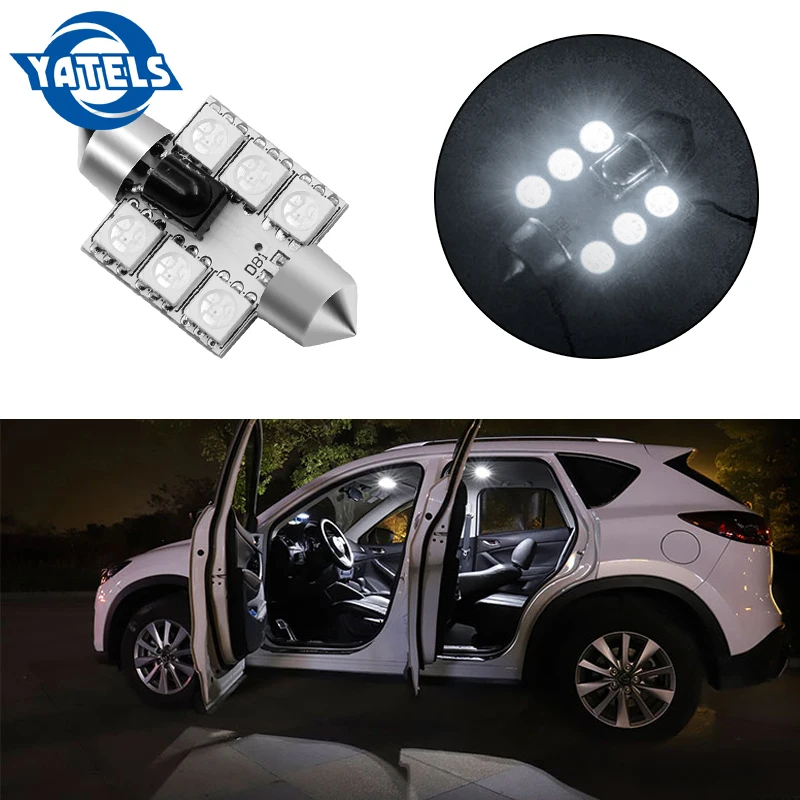 Interior Lights 13-Piece Blue LED Interior Light Kit For Cars – Dome, Map, License Plate Bulbs, T10 Size, 12V Headlight Blue LED Car & Truck Light Bulbs & LEDs - Foto 11