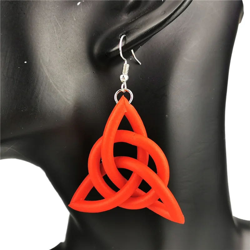 Dangle Earrings UK Geometric Drop Earrings For Women Multicolor Rubber Handmade Jewelry Boho Ethnic Earring Accessories