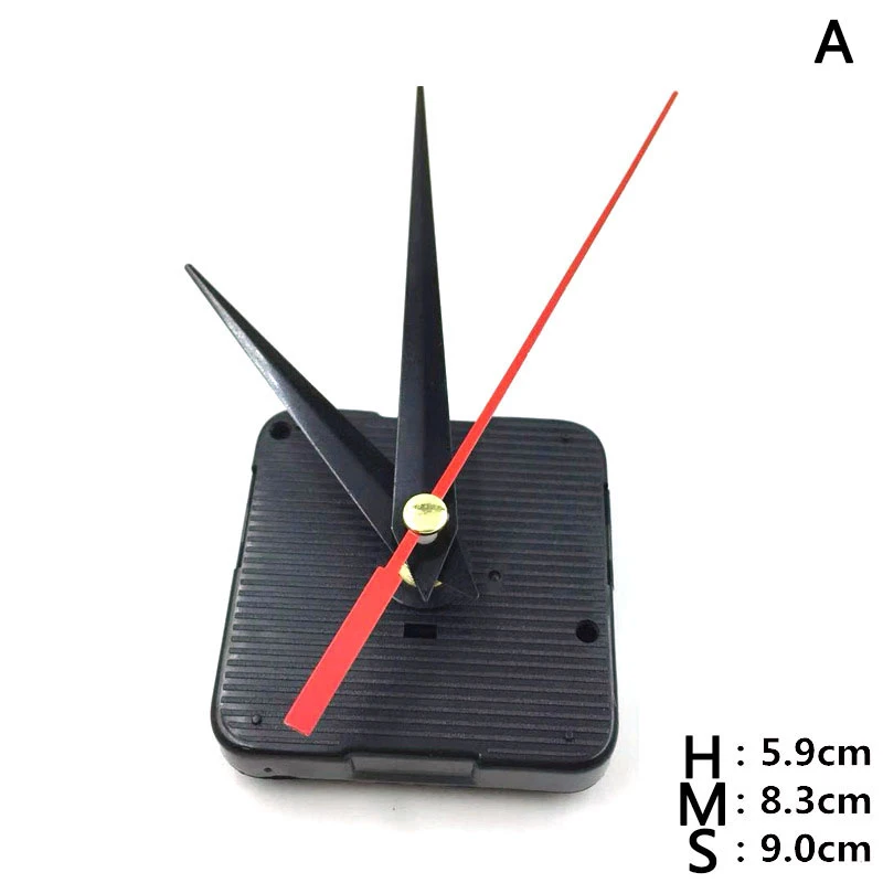 1 Set Hanging DIY Quartz Watch Silent Wall Clock Movement Quartz Repair Movement Clock Mechanism Parts Clock Parts with Needles 