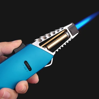 

2020 New Pen Spray Gun Jet Butane Pipe Lighter Metal Gas Kitchen Welding Torch Turbo Windproof Cigar Lighter Gadgets For Men