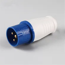 

16/32A IP44 2P+E 3 Pin Industrial Socket/Plug AC 220-250V Waterproof Male Famale Connector Electrical Sockets