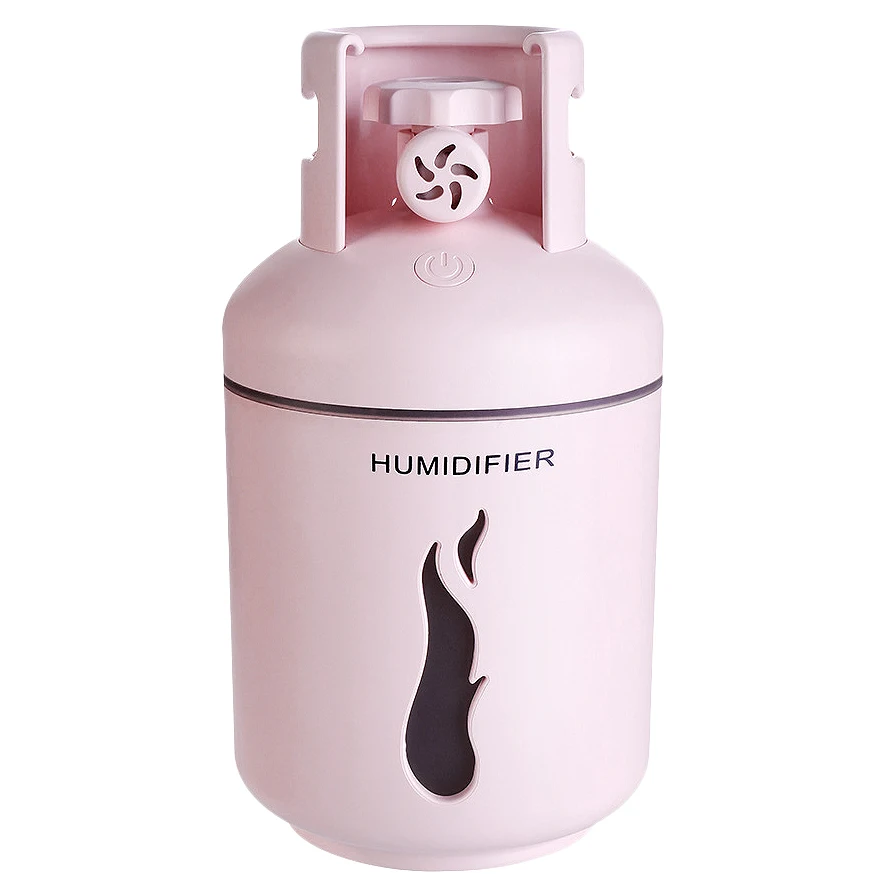 

300Ml Home Car Purifier Atomizer Water Droplets Aroma Diffuser USB Mini Air Humidifier Warm Color LED Night Light with Small Fan