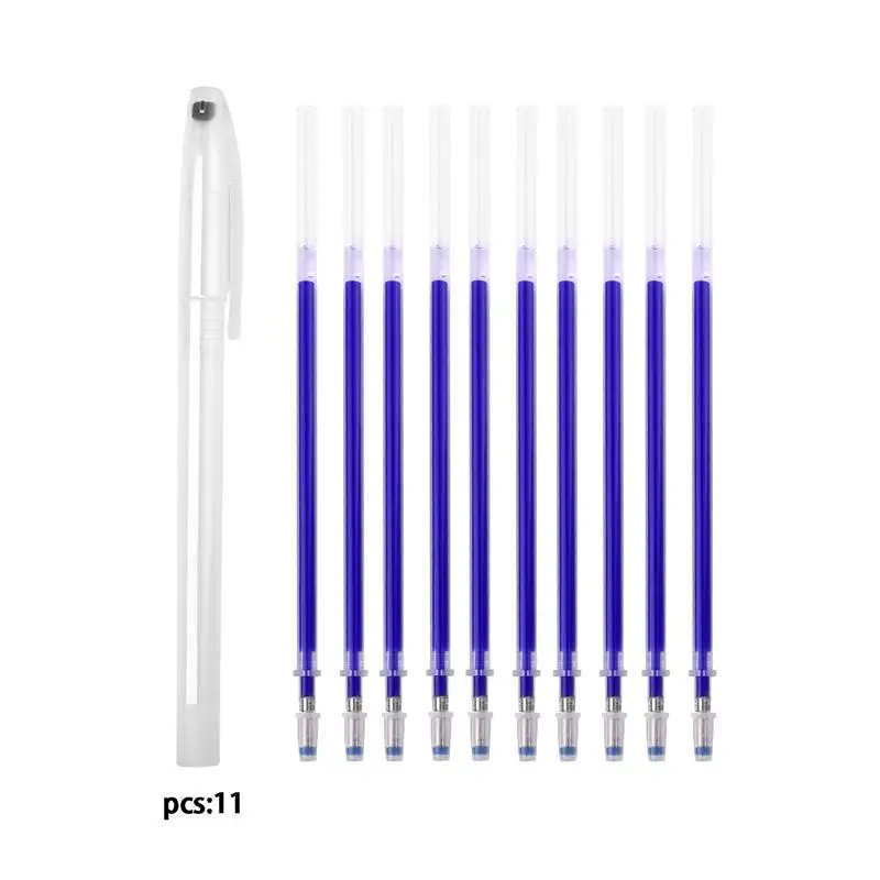 Set of Heat Erasable Magic Marker Pens for Fabric and Sewing Crafts