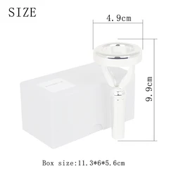 Accessoire de renforcement de la bouche en alliage de cuivre et d'euphonium, embout buccal en argent, pièces d'instruments de musique 