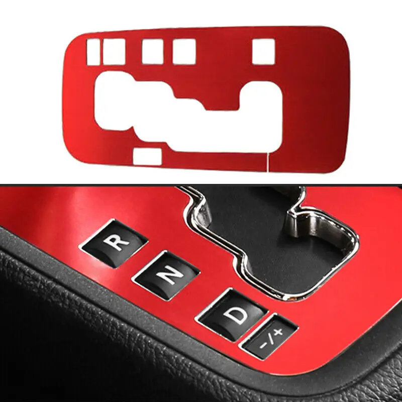 Автоматическая панель переключения передач для Jeep Wrangler JK 2011- алюминиевый сплав красный автомобиль