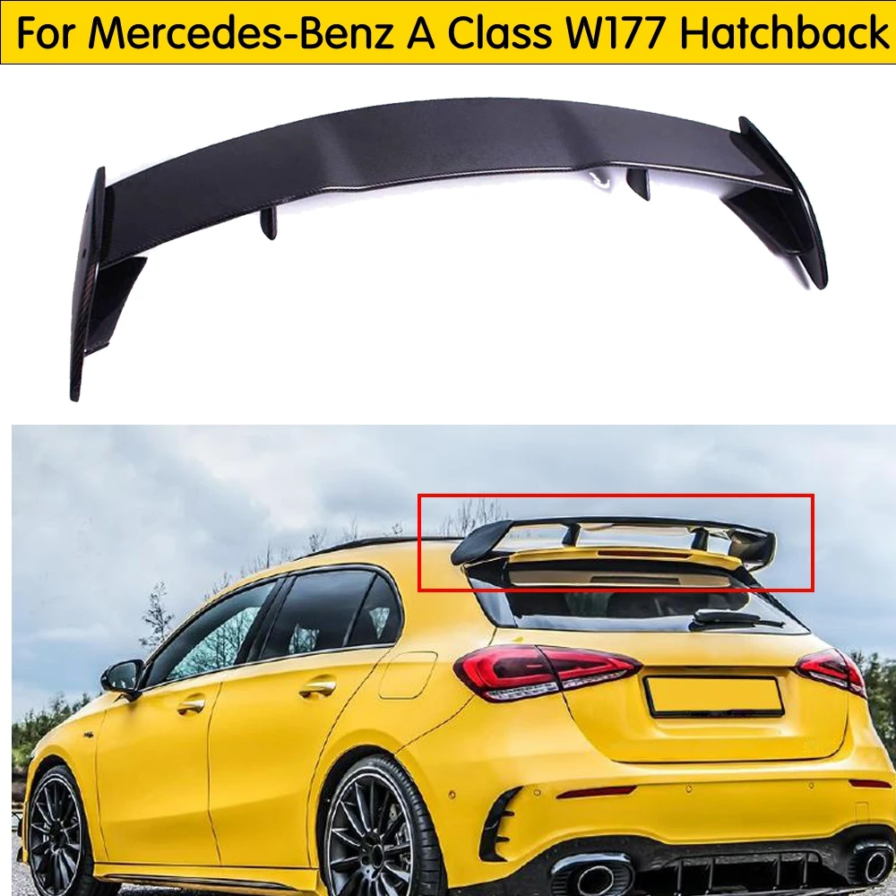 Спойлер для Mercedes A Class W177 спойлер заднего багажника из углеродного волокна крыла