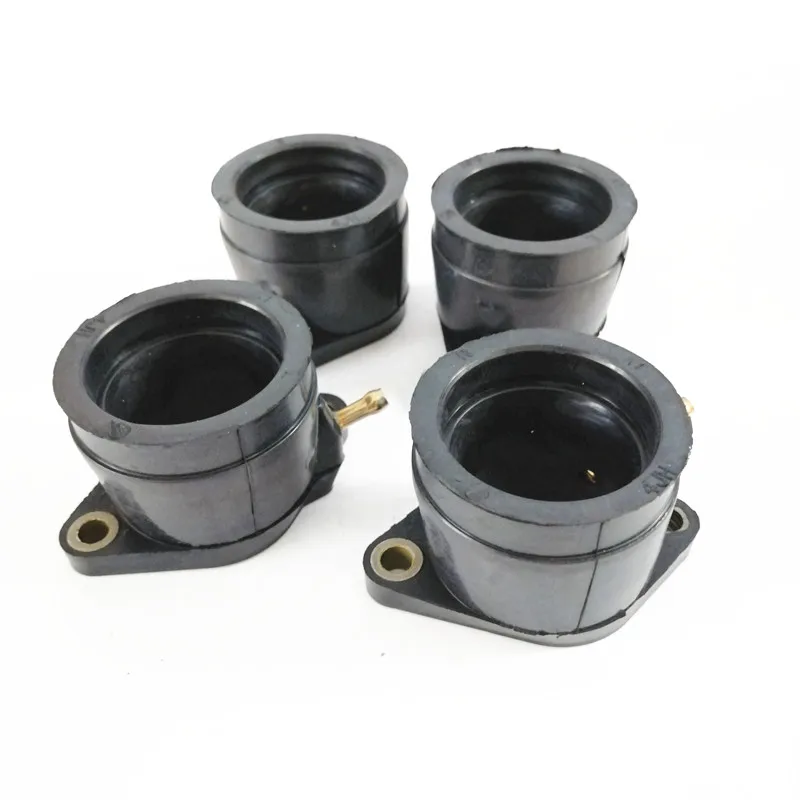 Motorcycle Manifold Carburetter Intake Adapters Insulator Connector Glue For Yamaha 4JH-13586-02 4JH-13596-02 YZF600R