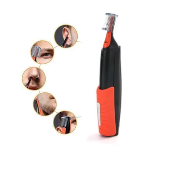 

Micro Precision hair Trimmer Eyebrow Ear Nose Hair Clipper Shaver Personal Electric Face Care Machine with LED Light All In One