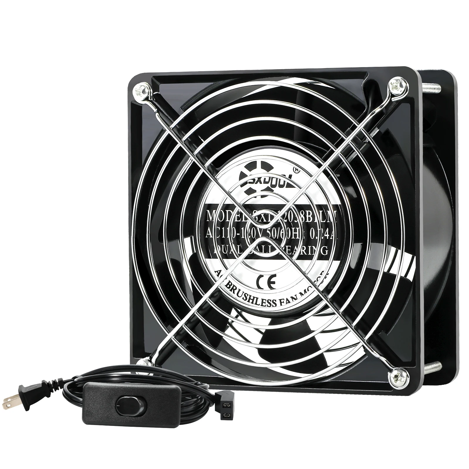 SXDOOL AC 110V 115V 120V 120mm 12cm 