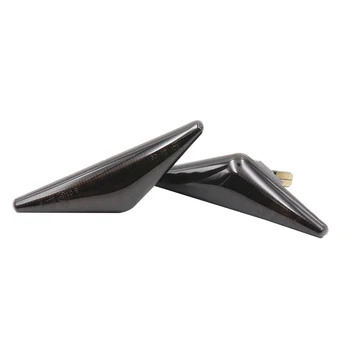 

2Pcs Car Led Dynamic Side Marking Turn Signal Light Flashing Light For Ford Mondeo Mk1 Mk3 Black