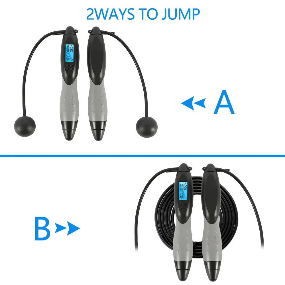 Скакалка Умная Электронная цифровая скакалка для взрослых потребление калорий Профессиональный Фитнес Бодибилдинг упражнения скакалка